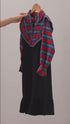 Maroon Flannel Winter Dress